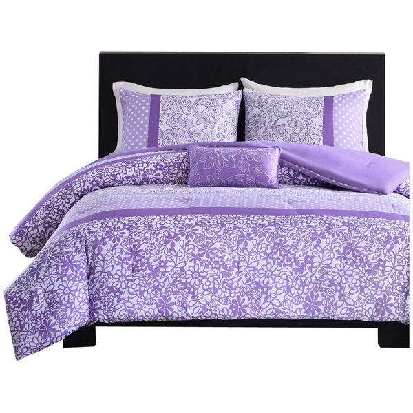 Purple Comforter Wayfair